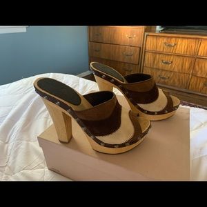 Miu Miu Y2K Wooden Heels